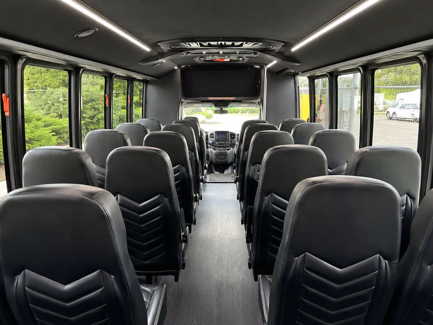 15 passenger minibus inside