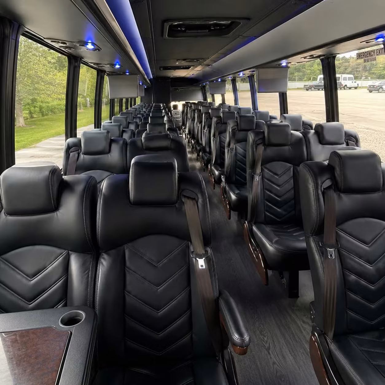 35 passenger minibus interior